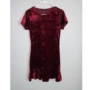 Red Velvet forever 21 dress.